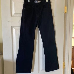 Black Straight Leg Jeans